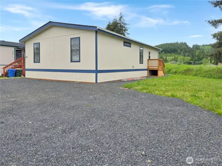 Fresh exterior updates and welcoming curb appeal