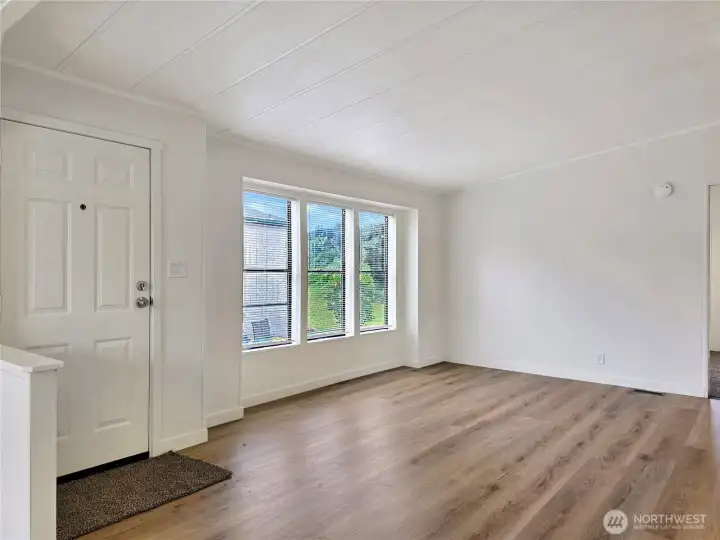 Comfortable living room with space to relax and enjoy the peaceful setting