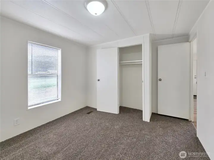 Second bedroom with natural light and flexible use options