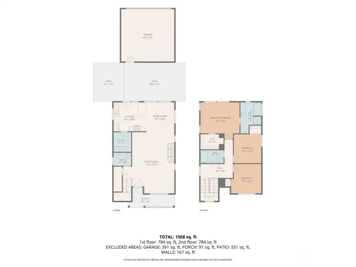 Floor Plan- not to scale  Buyer to verify