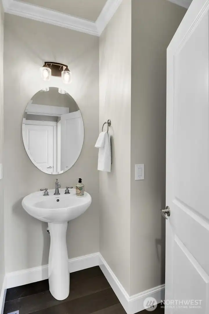 Main floor powder room.