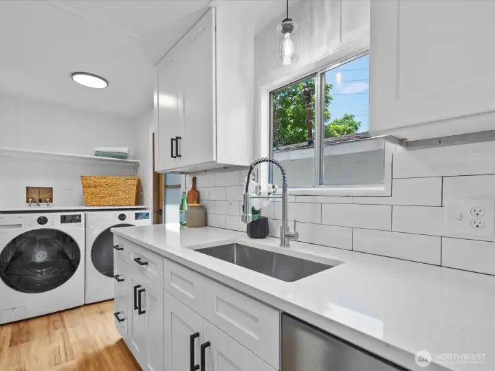 New washer and dryer
