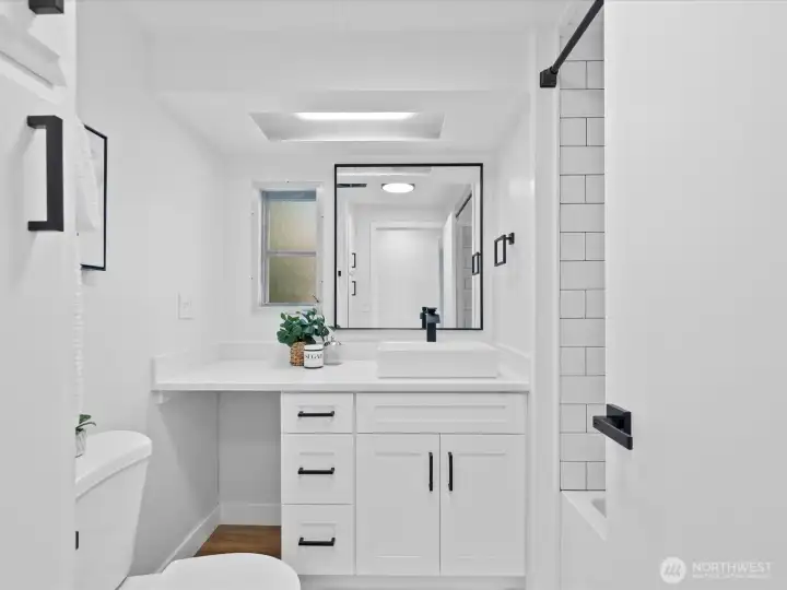 Fully remodeled bath