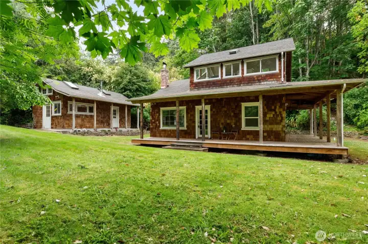 Welcome to 5+ acres of forested retreat. Welcome to 5+ acres of forested retreat.