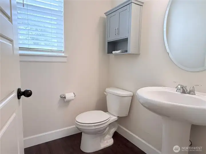 Main floor powder room