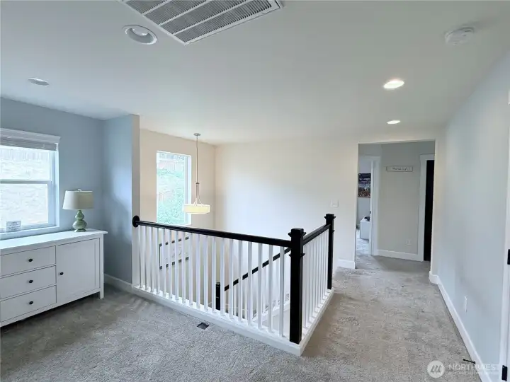 Loft area - lots of natural light and privacy