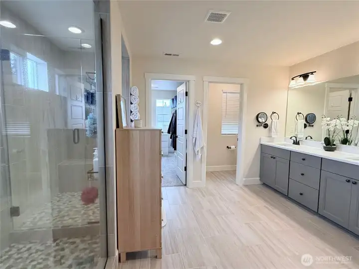 Jumbo sized primary bathroom