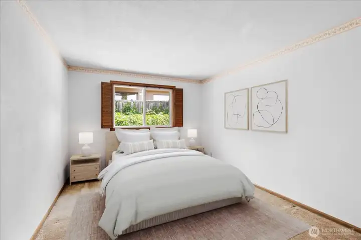 Bedroom 2 with AI staging