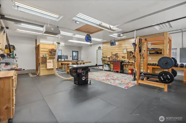 A Wood Workers Dream and Yoga Studio! A Wood Workers Dream and Yoga Studio!
