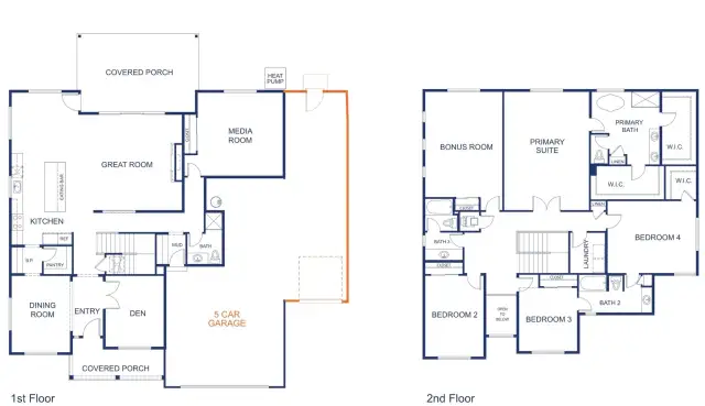 This is a general representation of floor plan and may vary from actual home constructed. Features in photos, upgrades, elevation, materials, dimensions and layout all subject to change without notice.