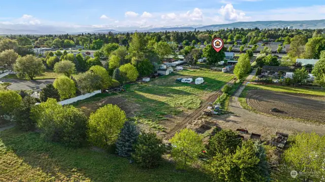 Dusty's Nursery on the right.