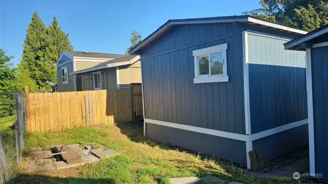 View of the back of the property.