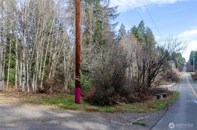 Entrance to property, power available at the street on 144th ST