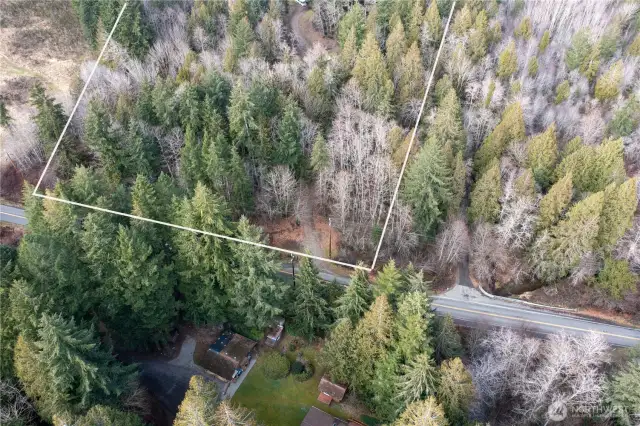 Arial photo of parcel is an estimate of property boundaries