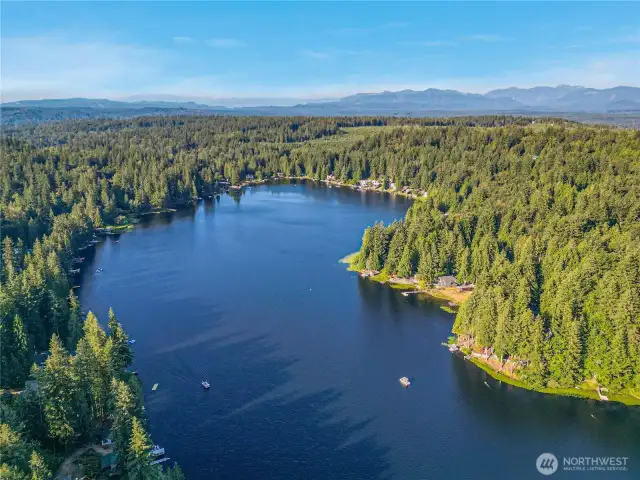Beautiful Ames Lake Community. Lot location offers access to community beach.