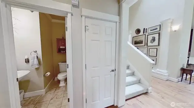 Main-level half bath