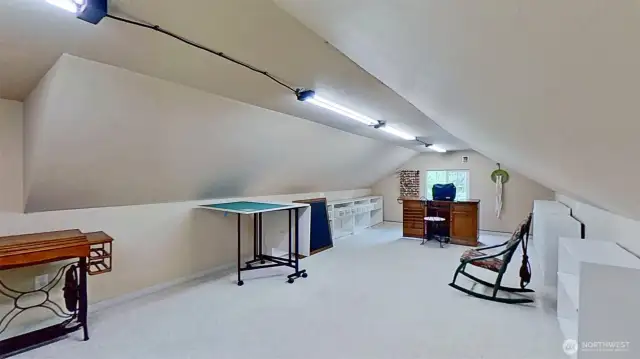 Bonus room over garage. Access is from the loft.