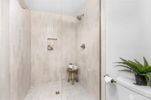 Primary On-Suite walk in shower