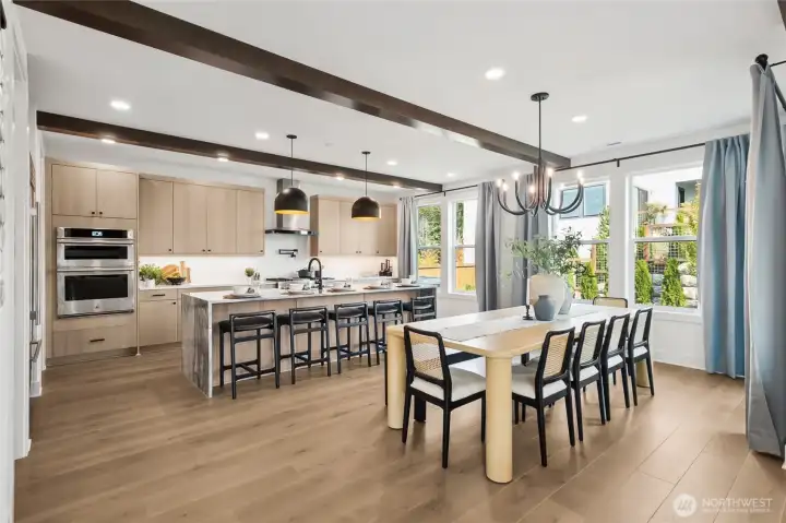 Pictures of model home.  Colors, material, and style may vary.