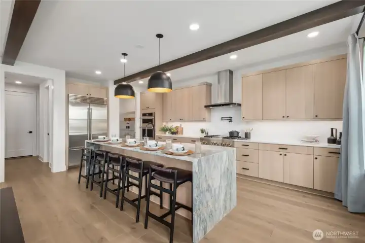 Pictures of model home.  Colors, material, and style may vary.