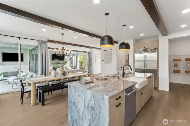 Pictures of model home.  Colors, material, and style may vary.