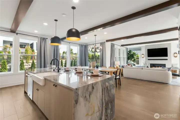 Pictures of model home.  Colors, material, and style may vary.