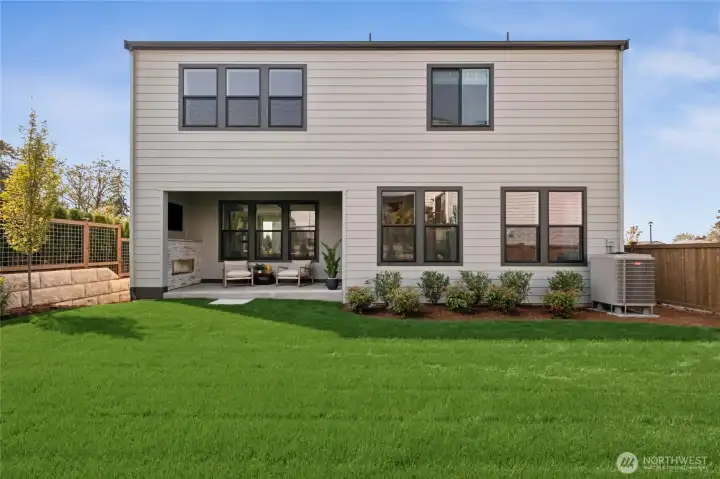 Pictures of model home.  Colors, material, and style may vary.