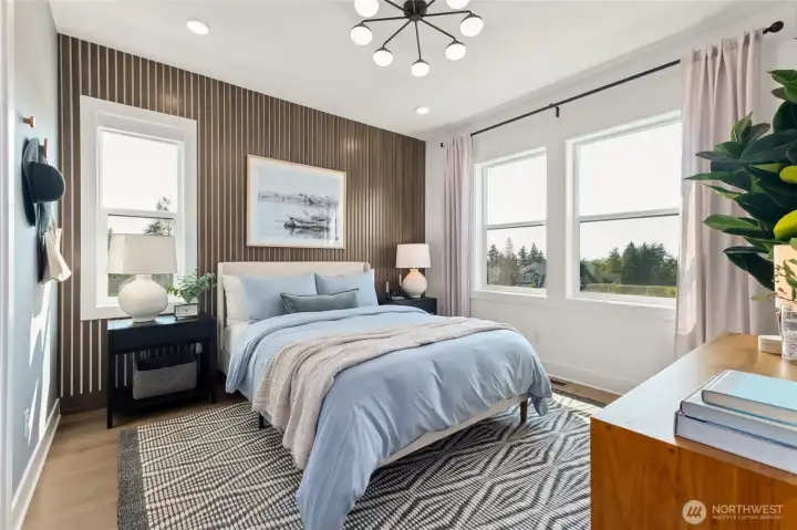 Pictures of model home.  Colors, material, and style may vary.