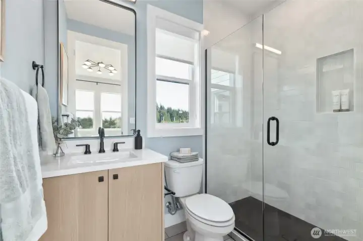 Pictures of model home.  Colors, material, and style may vary.