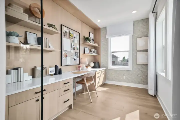 Pictures of model home.  Colors, material, and style may vary.