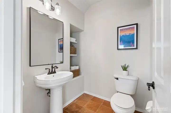 Main floor Powder room