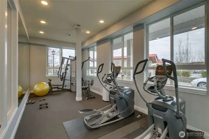 Workout/gym area