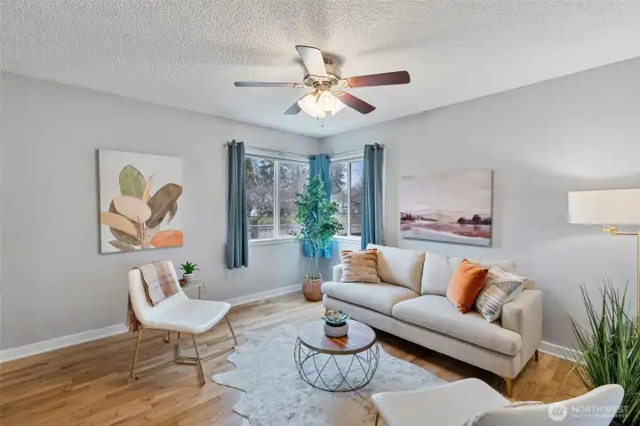 Charming corner windows