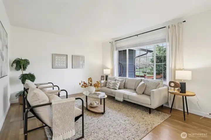 Living Room with Oversize Window