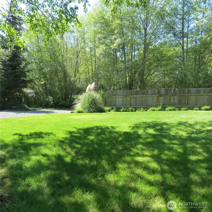 Looking back at the entrance to the property.