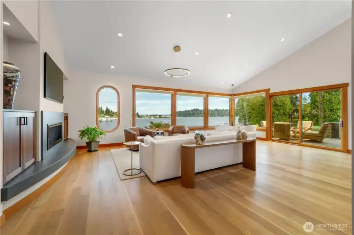 Expansive views greet you at the door