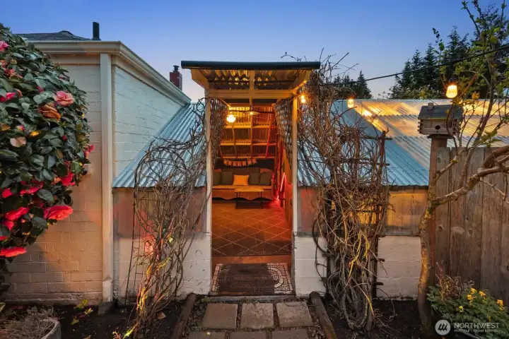 Walkway to the 3rd bedroom