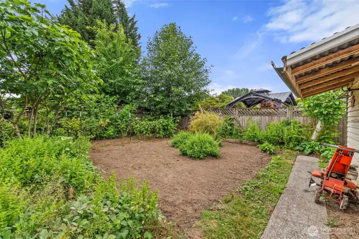 Full garden area Full garden area
