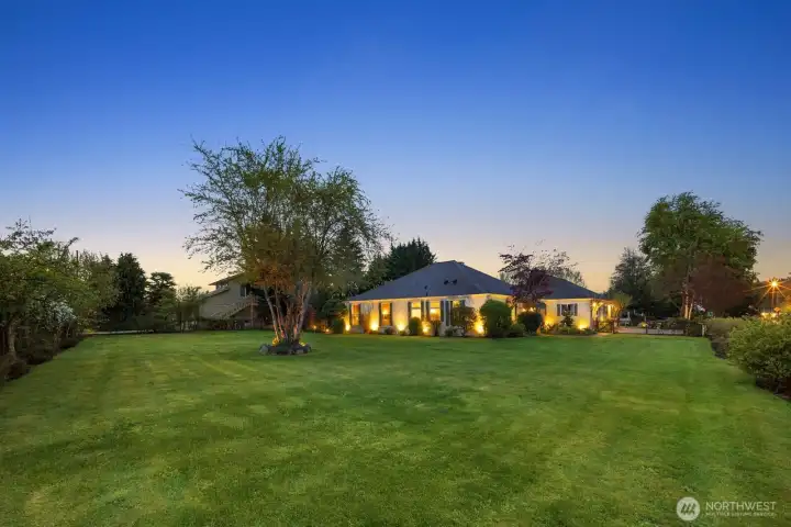Three separate fences throughout this fully fenced corner lot.