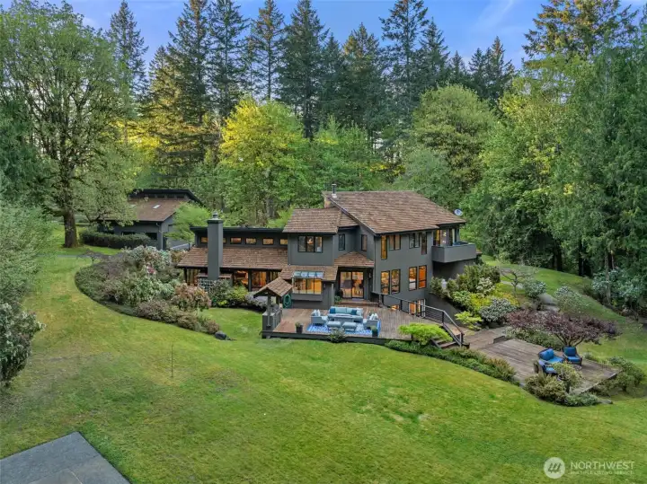 Welcome home to this stunning 6 acre estate in Artondale