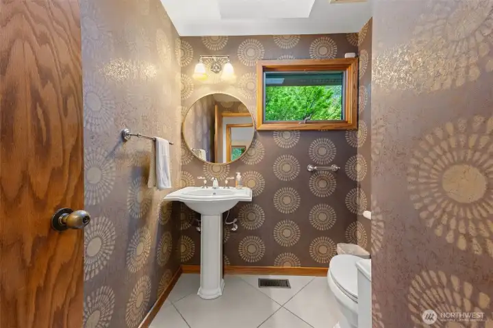 Main floor powder room