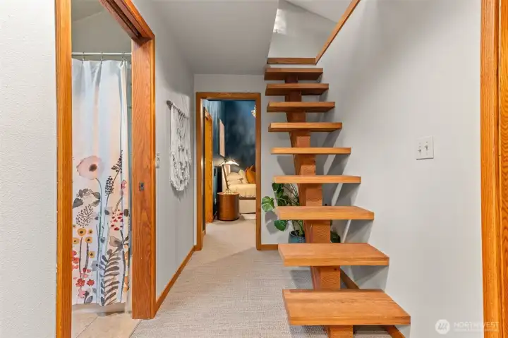 Stairs to loft