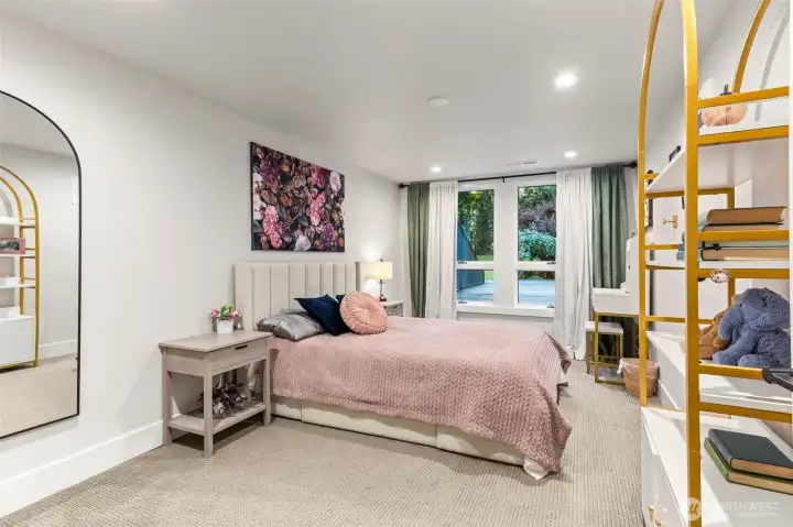 Lower level bedroom