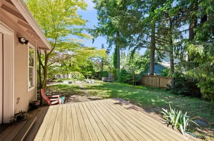Large Expansive Deck