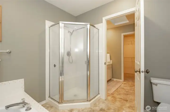 Walk in shower