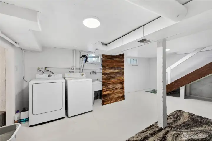 Washer and Dryer remain in the home