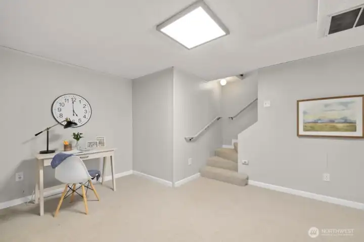 Basement stair access from upstairs