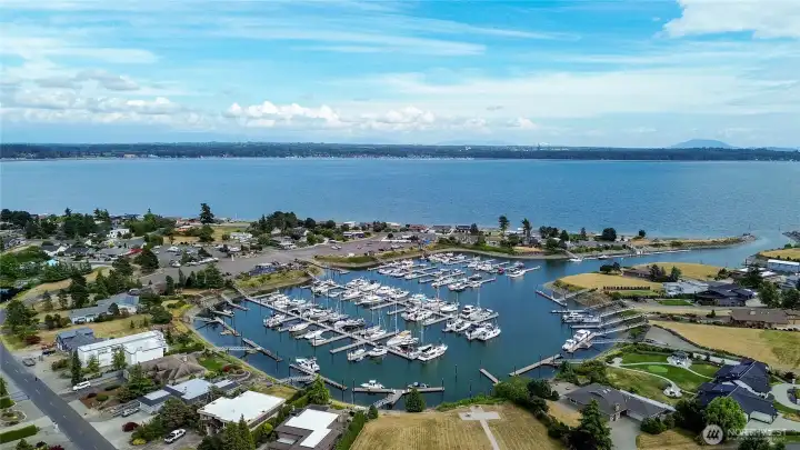 Birch Bay Village Marina offers residents easy access to boating and waterfront recreation.