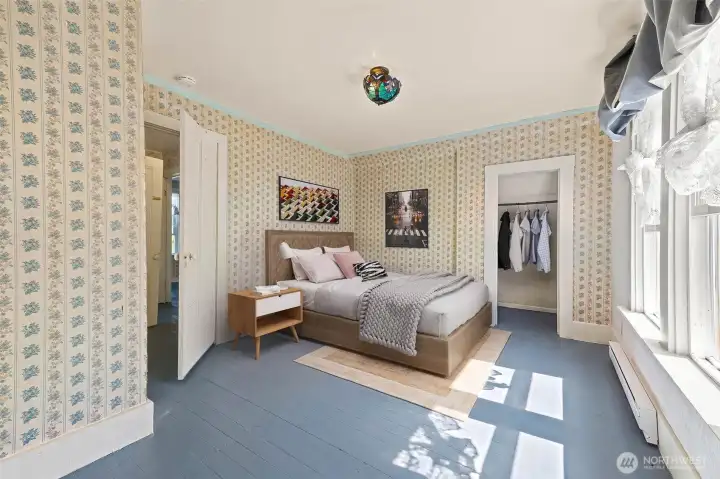 Bedroom 2 - virtually staged Bedroom 2 - virtually staged
