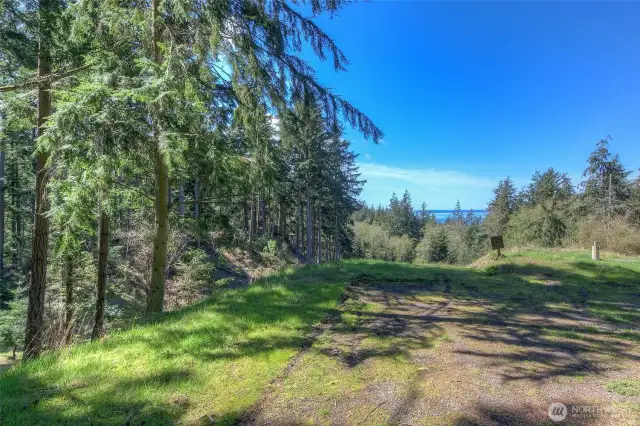 Utilities for Lot 23 on the right.